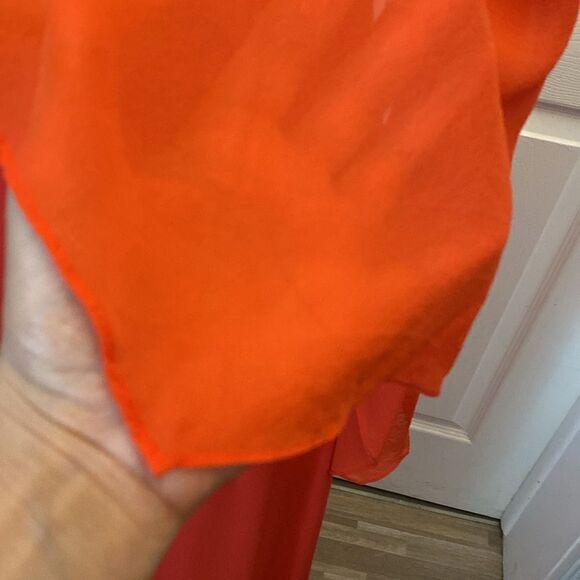 BCBG Maxazria coral color maxi dress, size 8 - Picture 6 of 10